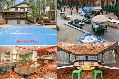 Image de Sleeps 16, hot tub, v-ball, b-ball, airplane & game room!