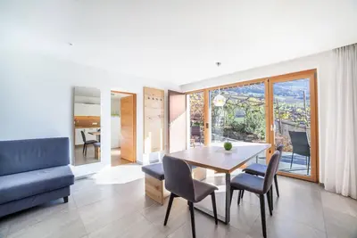 Image de Appartement 'Oberegghof Garten' avec vue sur les montagnes et Wi-Fi
