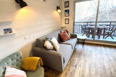 Image de Charmant studio rénové aux Deux Alpes, proche des pistes, balcon sud, ascenseur, 4 pers.