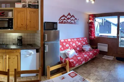 Image de Appartement cosy aux Saisies, 5 pers, 27m², balcon, proche pistes et commerces
