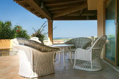 Image de Blue House, 150 mt. from the sea, Bbq, communal pool, Ac, WiFi, parking