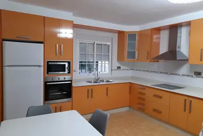 Cottage with fireplace