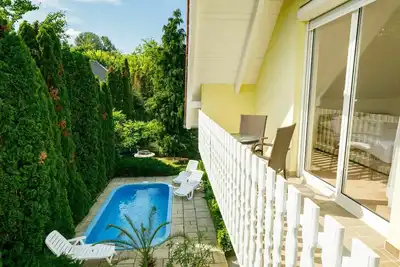 Maison de vacances privée avec climatisation, piscine privée, Wifi, Tv, terrasse, parking