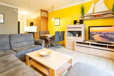 Image de 3-room apartment in the best beach location with a sauna area in the complex - Seehof