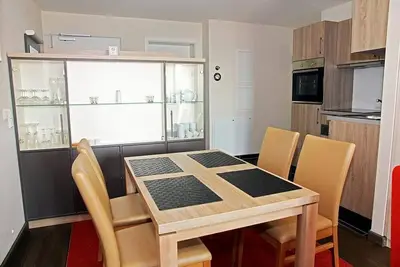Image de Vacation apartment near the beach with sauna, balcony with beach chair and wonderful view