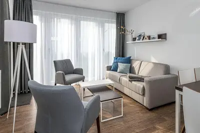 Image de Vacation apartment near the beach with terrace, parking, use of swimming pool & sauna