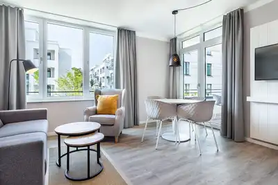 Image de High-quality, modern apartment with loggia and spacious Spa area in the building