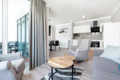 Barrier-free, family and dog-friendly vacation apartment with two bathrooms - Godewindpark