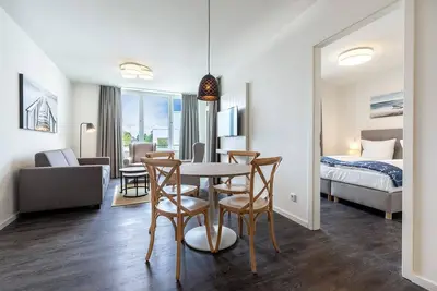Image de High-quality apartment near the Baltic Sea with sunny loggia and in-house Spa -