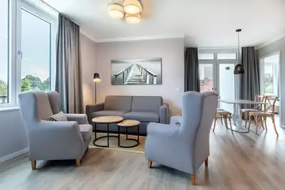 Image de Exclusive apartment near the Baltic Sea with loggia, two bathrooms and Spa in the house
