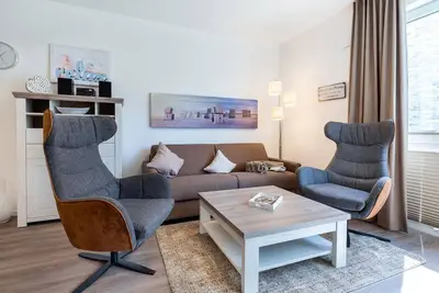 Image de Lichtdurchflutetes Apartment mit Sonniger Terrasse und nur 200 m zum Strand - Aparthotel Ostseeallee