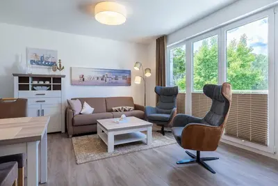 Image de Light-flooded family apartment with a great balcony and only 200 m to the beach