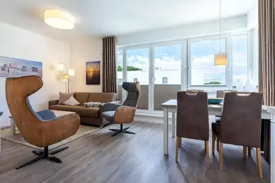 Image de Exklusives Ferienapartment mit Sonniger Dachterrasse und nur 200 m zum Strand - Aparthotel