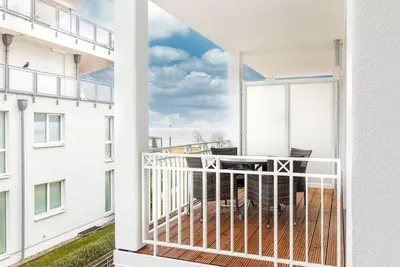Image de Barrier-free, family-friendly apartment by the sea with sauna area in the house - apartment complex