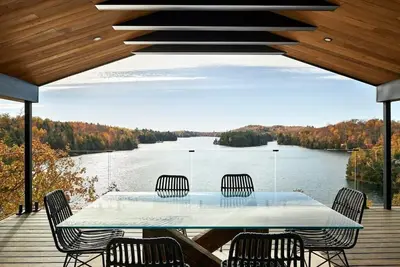 Staggering waterfront property on Lac Bataille