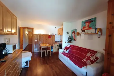 Image de Studio 4 pers avec terrasse et jardin, parking couvert, à Montgenèvre