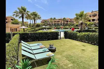 Image de Casares Beach Doña Julia Golf Apartment With Private Garden Direct Pool Access