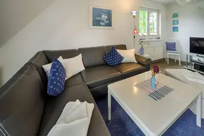 Bright maisonette apartment on the 1st floor; up to max. 4 persons, washing machine, Wlan