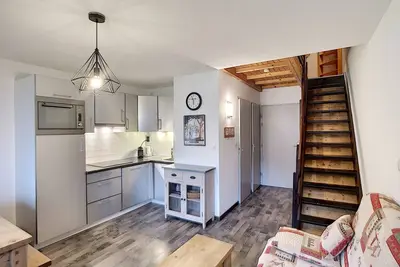Image de Appartement Très Confortable - 6 Pers, 4 Pièces, Mezzanine, 53m², Pied des Pistes - Les Menuires