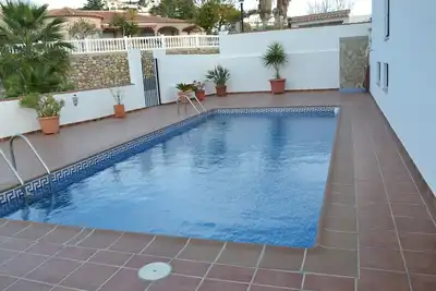 Image de Maison de vacances Casa Curumbico avec vue mer et montagne, jardin et Wi-Fi.