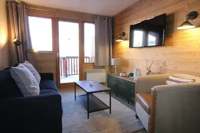 Image de 10m du centre station, 12ème étage, balcon, télévision, casier à ski, 45m², Alpe d'Huez