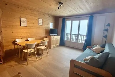 Image de 2ème étage, balcon, télévision, casier à ski, 39m², Alpe d'Huez