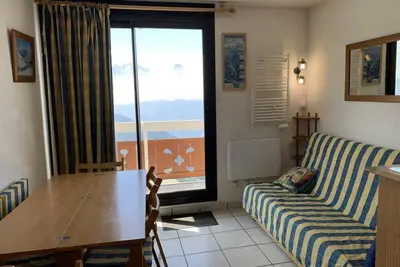 Image de 80m des commerces, 4ème étage, balcon, télévision, casier à ski, 23m², Alpe d'Huez