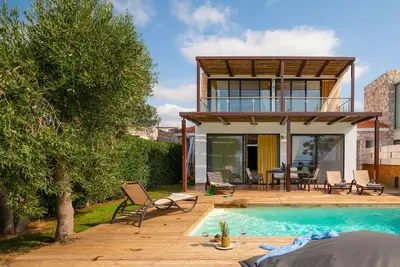 Image de Villa Kalma Dio, charming villa, private pool, near Moudania