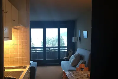Image de au pied des piste avec balcon de 34 m2 sud -est /machine a laver et