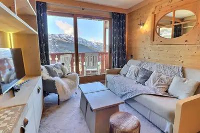 Image de Charmant 2 pièces cabine skis aux pieds avec parking et sèche-chaussures