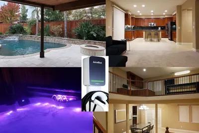 Image de Tesla Ev Charger Solar heated Pool & Hot Tub Near Uc Davis, Med Center, Airport