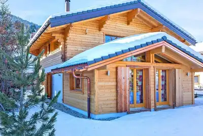 Image de Maison de vacances La Tzoumaz pour 10 personnes avec 5 chambres à coucher - Maison de vacances