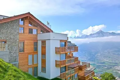 Image de Appartement de vacances Veysonnaz pour 6 personnes avec 3 chambres à coucher - Domicile de vacance d