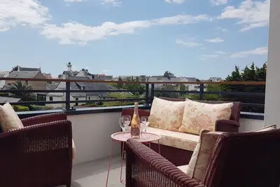 Image de résidence de standing sécurise, dernier étage, terrasse, plage a 500m, garage
