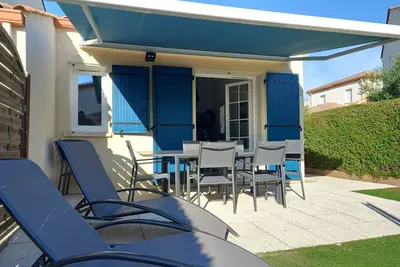 Image de Maison à 150m de la Plage avec Piscine, Jardin et Wifi – Bretignolles-sur-Mer