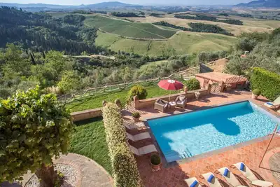 Image de Maison de vacances privée avec Wifi, climatisation, piscine privée, Tv, terrasse, vue panoramique