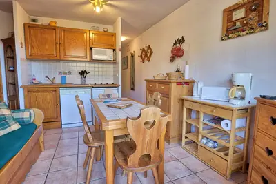 Image de Appartement au pied des pistes avec balcon et Wifi inclus