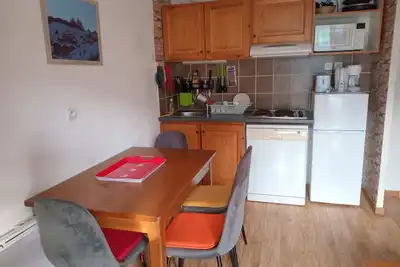 Image de Appartement confortable, 300m des pistes et commerces, balcon sud, parking, animaux acceptés