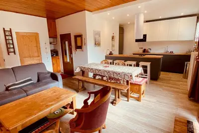 Image de Appartement rénové proche pistes avec terrasse et parking, 3 ch, 8 pers