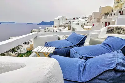 Image de Aqua Terra villa on the cliff, 2 Houses, 2 plunge pools, Up To 8 Persons