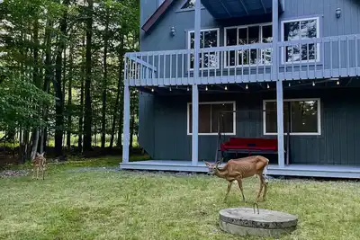 Image de Vacation home In Pocono mountains, community. private hot-tub, indoor &outdoor pool