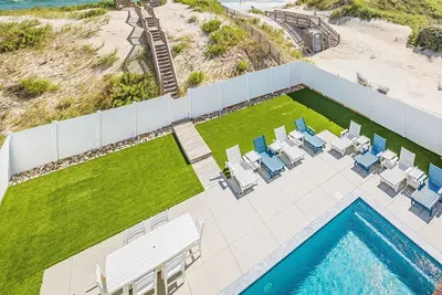 Image de K1210 Pier View Oasis. Nags Head Oceanfront, Private Pool, Pets, Theater!