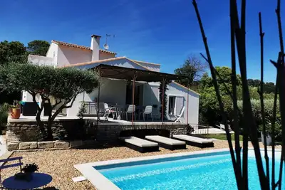 Image de Villa with swimming pool without vis-à-vis, quiet.