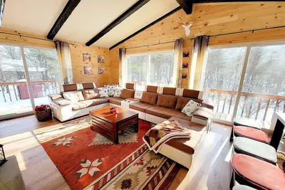 Image de Lux cozy Log Mountain Cabin/ lake views