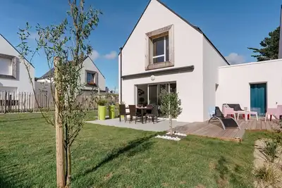 Image de Maison 4 pièces avec jardin, à 850m de la plage à Carnac - 8 pers, Wifi, parking, classée 3*