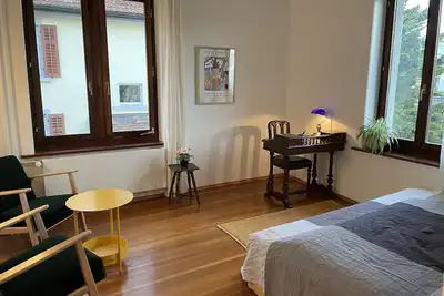 Image de Studio with double bed, kitchen and bathroom/Wc