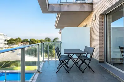 Image de Appartement 1ère ligne de mer avec solarium