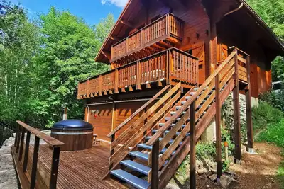Image de Chalet en pleine nature avec Bain Finlandais proche de Gérardmer