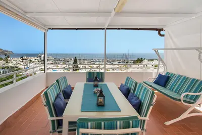 Image de Maison de vacances \"Luís Montesdeoca\" avec vue sur la mer, Wi-Fi et terrasse