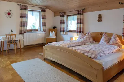 Image de Apartment Bergblick, upper floor, 50 sqm, 2 - 5 pers. , 2 sep. Bedroom, balcony